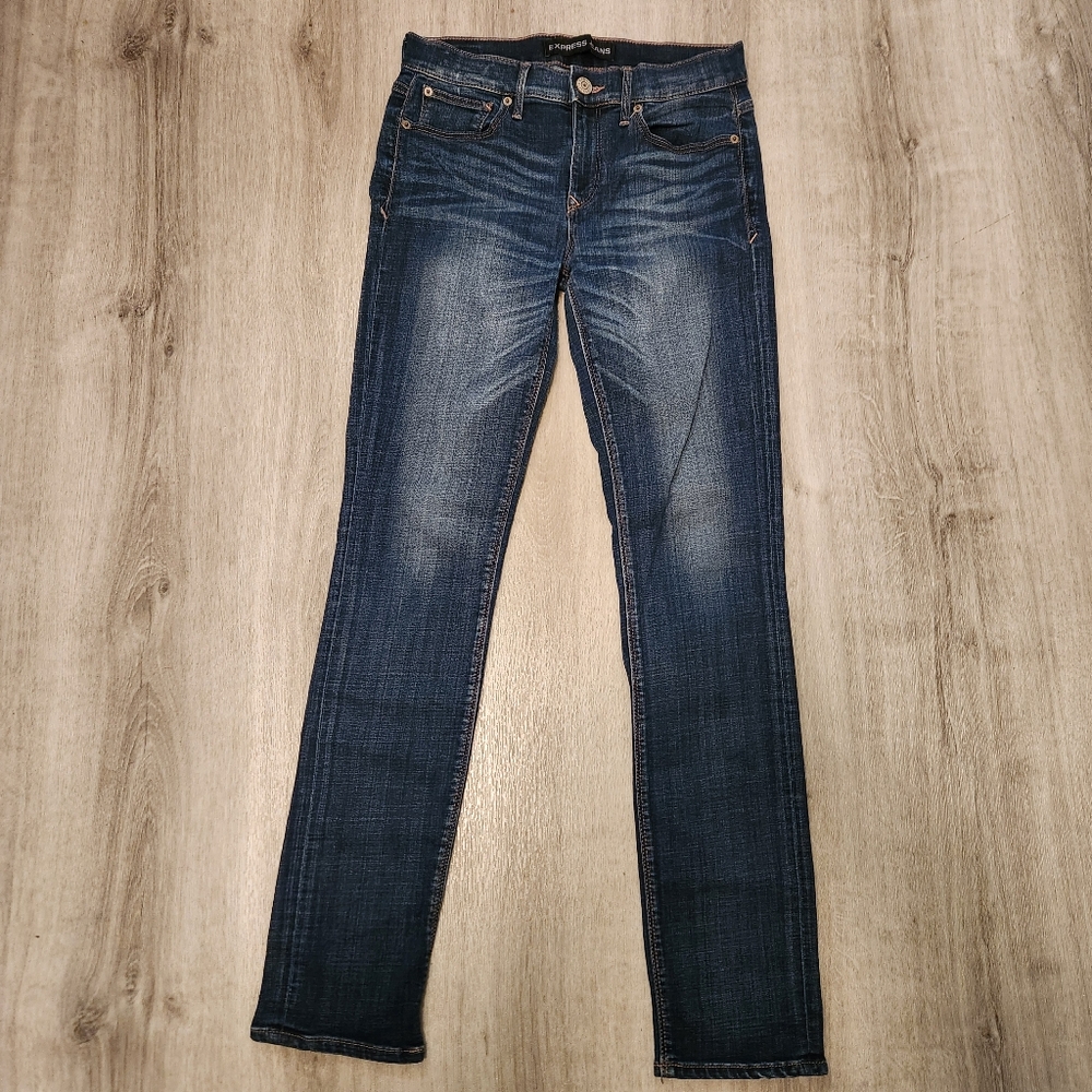 Express skinny midrise jeans